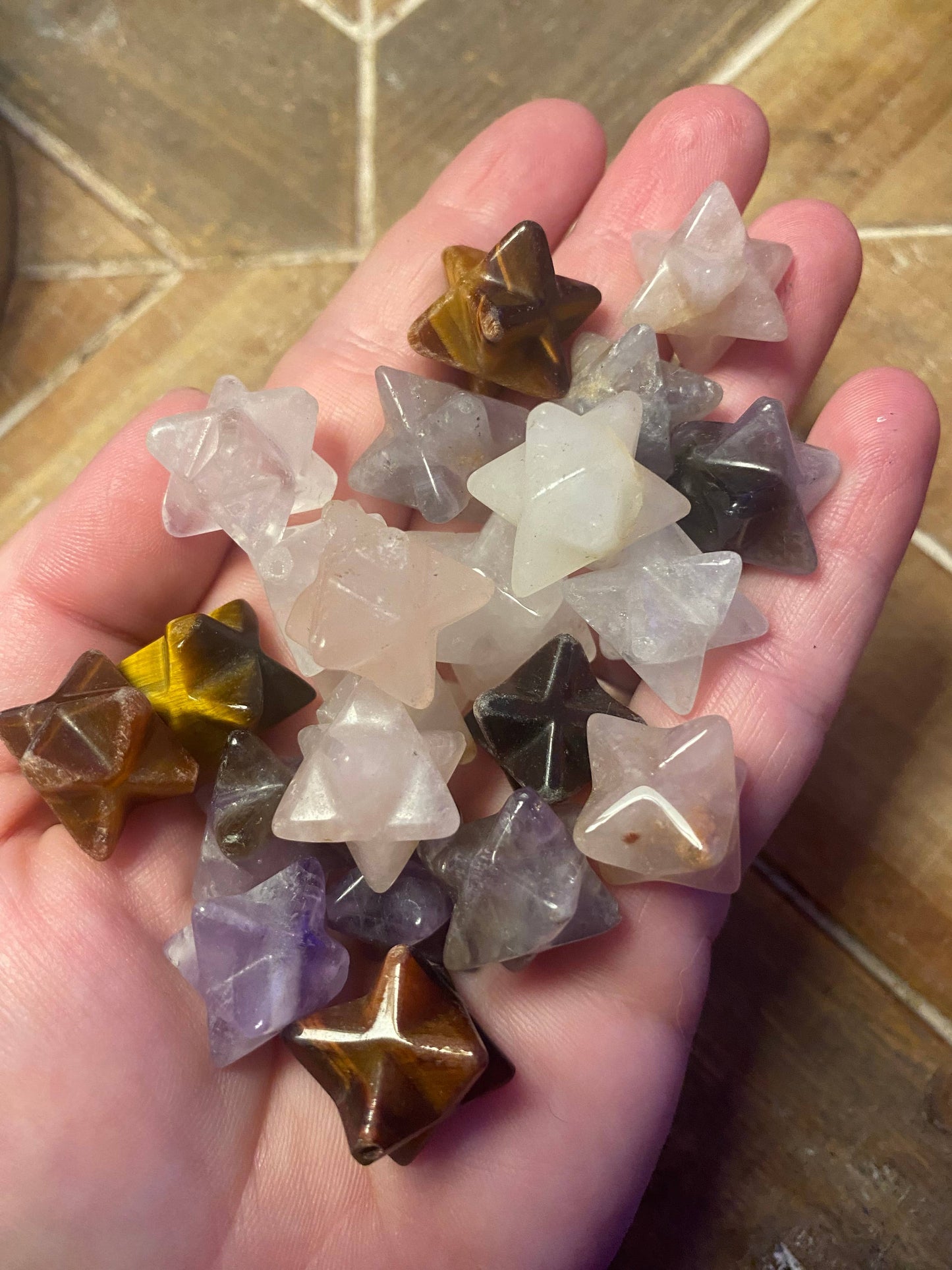 Mystery Mini Crystal Merkaba Bulk lot Crystal Stars