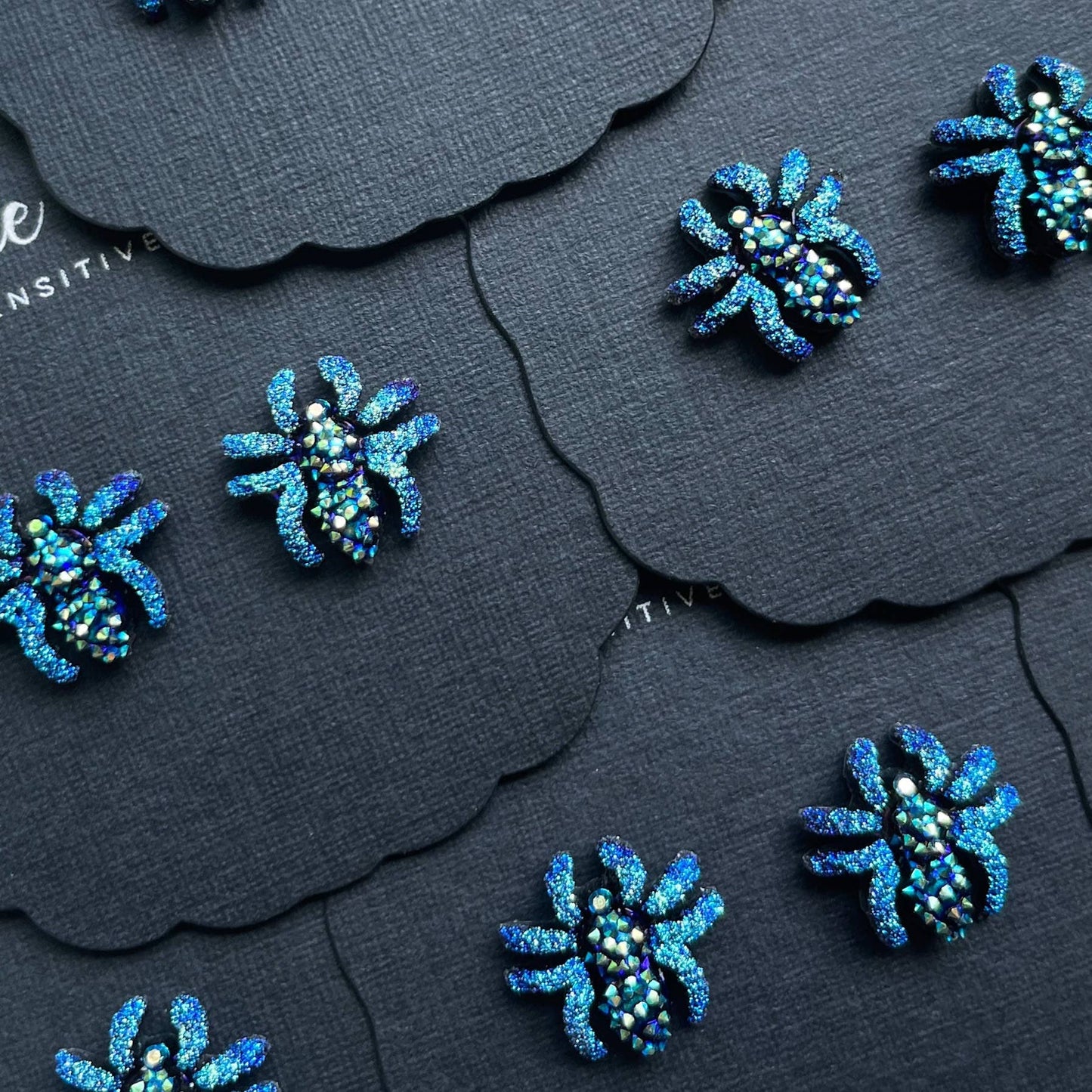 Enchanted Spiders in Ocean Dipped