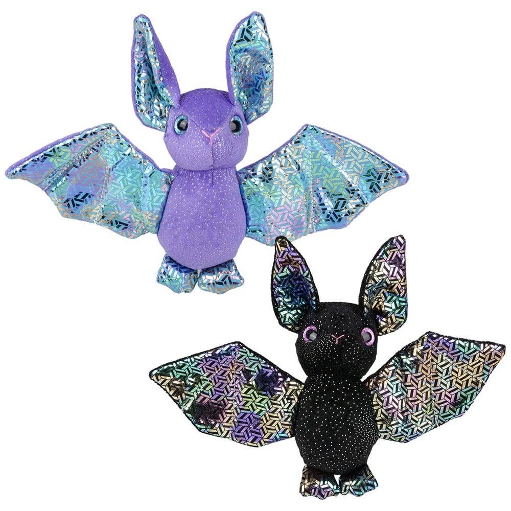 6.5" Iridescent Bat Plush