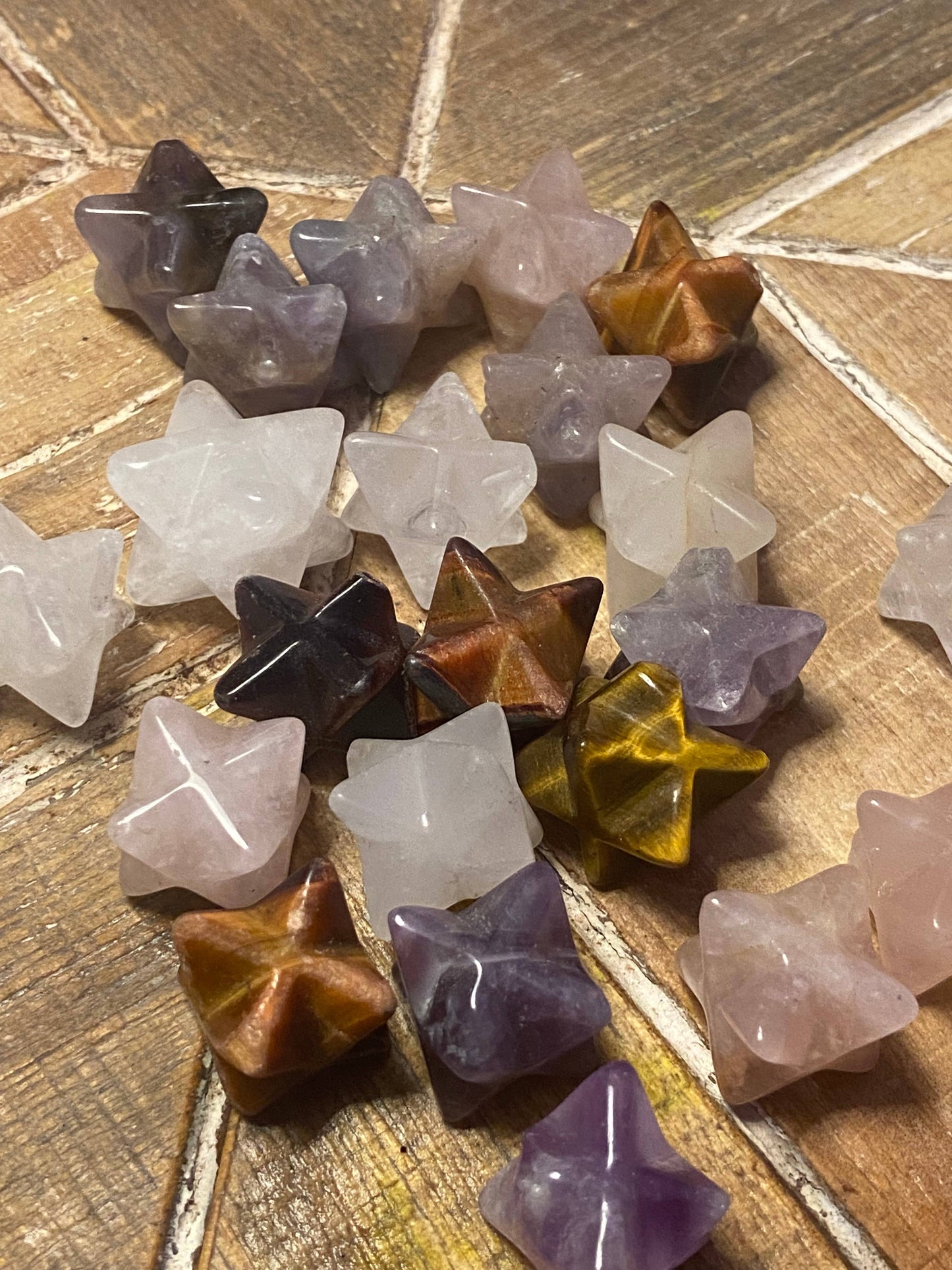 Mystery Mini Crystal Merkaba Bulk lot Crystal Stars