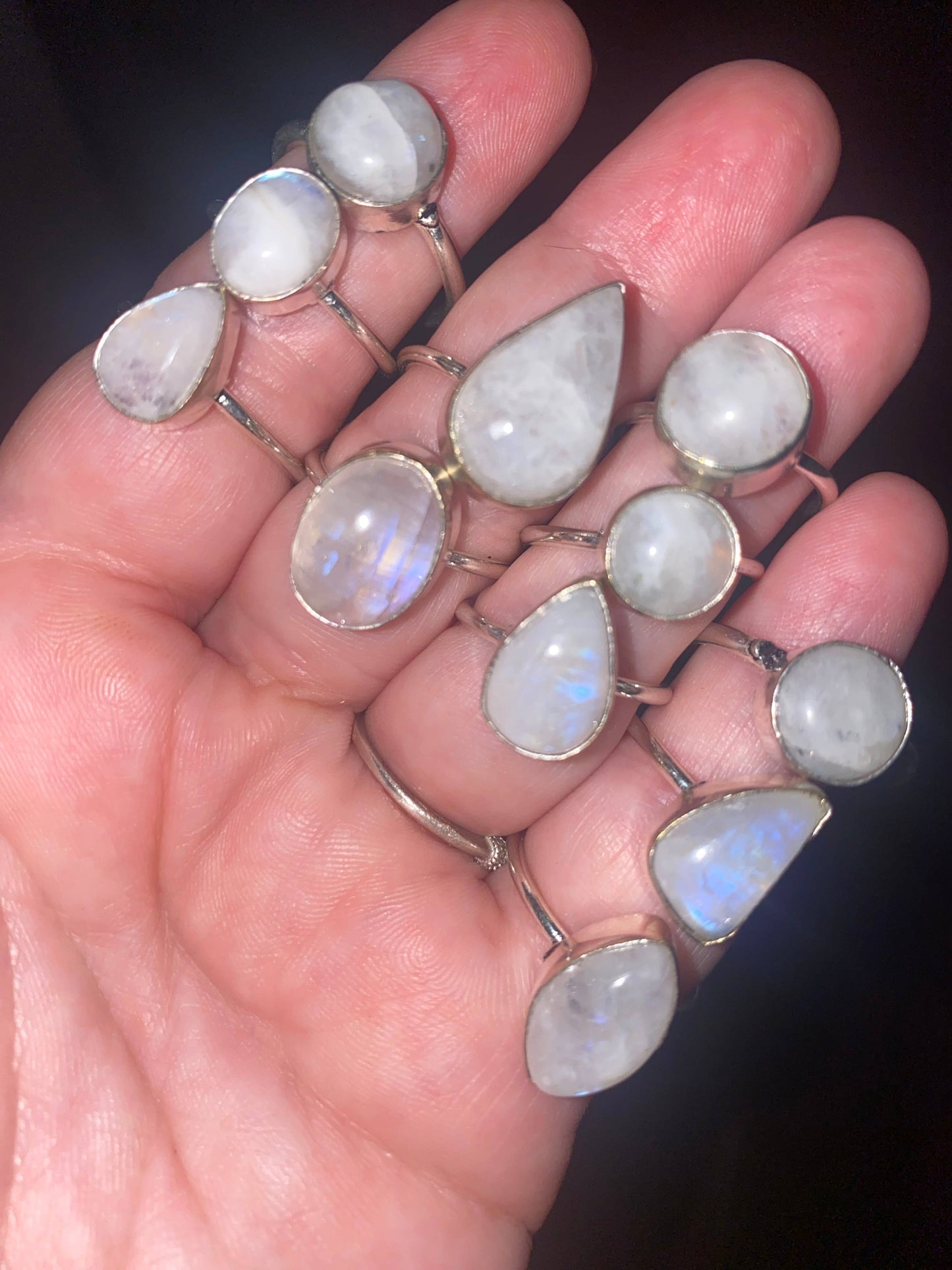 Moonstone Rings Fitted