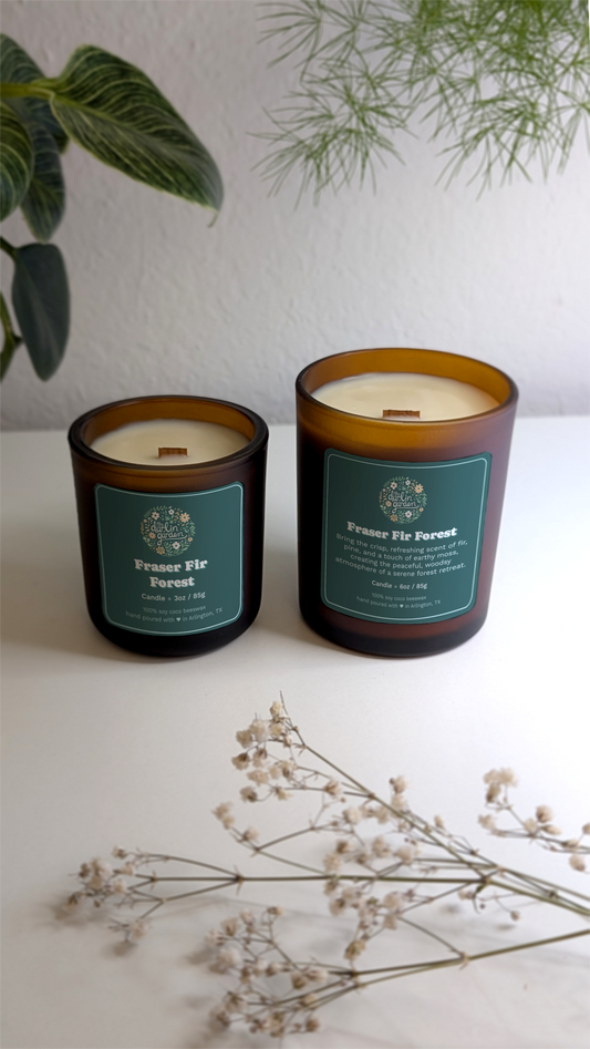 Fraser Fir Forest Wood Wick Candle