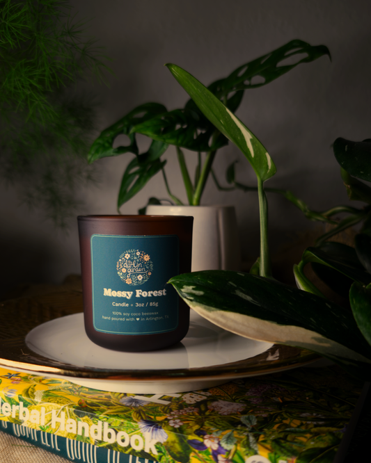 Mossy Forest Wood Wick Candle