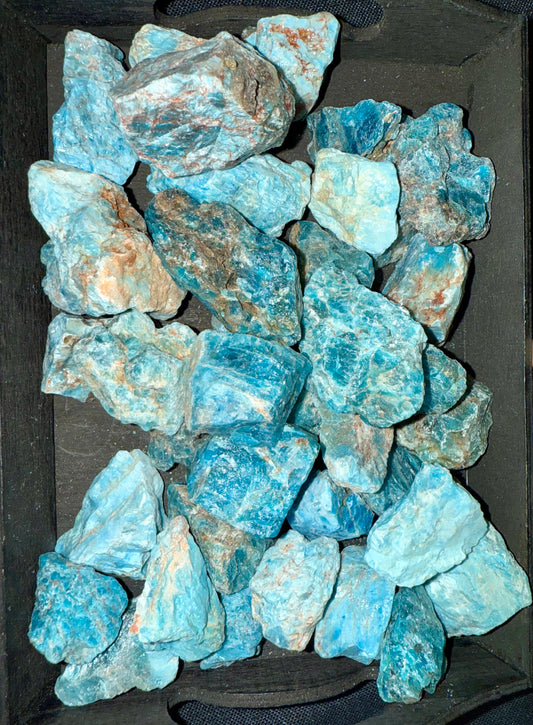 Blue apatite