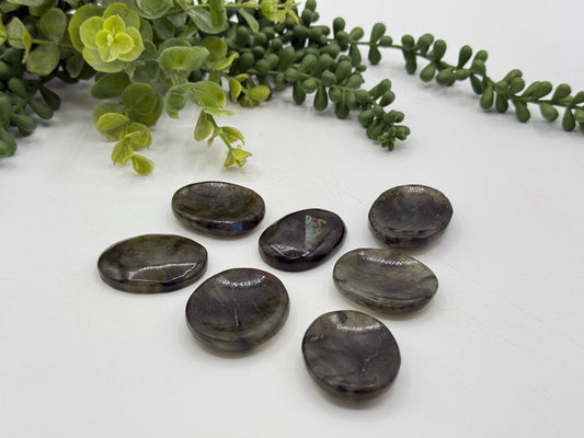 Labradorite Worry Stones 40x30x8mm (1 piece)