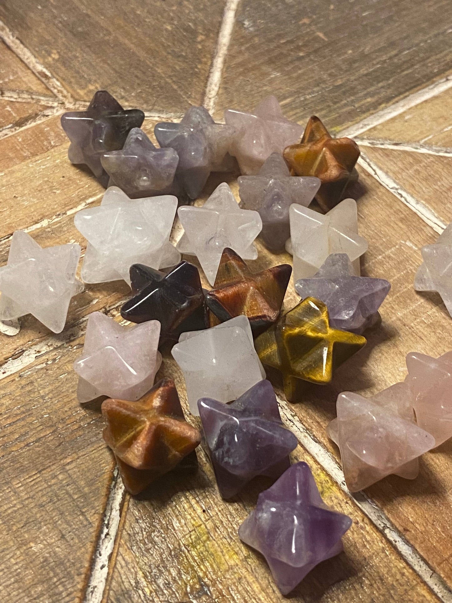 Mystery Mini Crystal Merkaba Bulk lot Crystal Stars